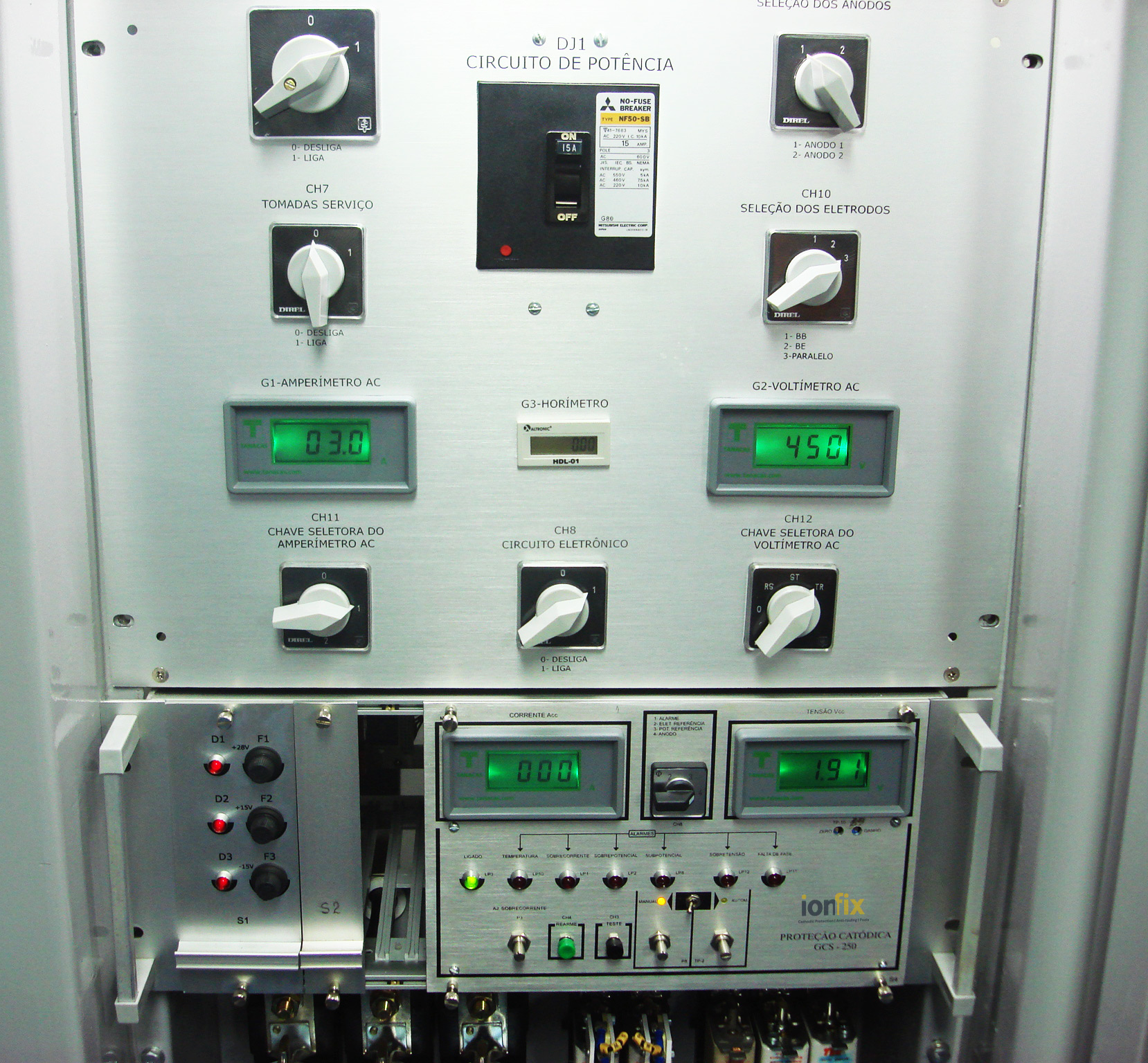 Offshore cathodic protection (ICCP)