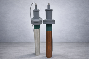 Copper and aluminum anodes